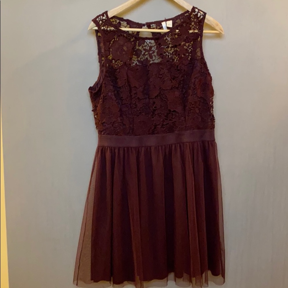 Plum dress
